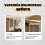 Brayden Studio 300cm D PVC-coated polyester Cover Retractable Patio Awning-416406929-416406933