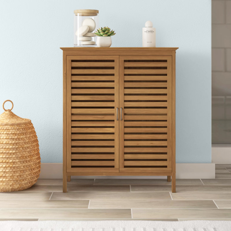 Nicieza Bamboo Bathroom Cabinet, Natural