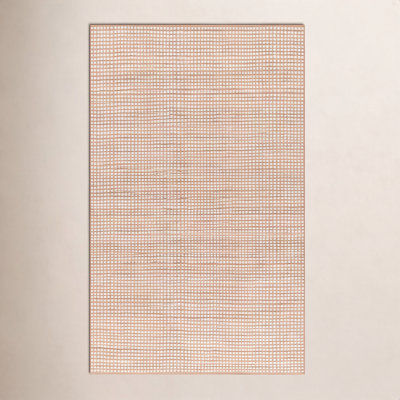 Acerra Pink Hand-Woven Geometric Outdoor Rug