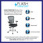 Chaise de bureau ergonomique en filet à dossier moyen avec accoudoirs réglables Siyer-53663817-33351259
