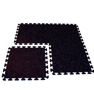 Carreaux de caoutchouc 5/16 po flex interlocking