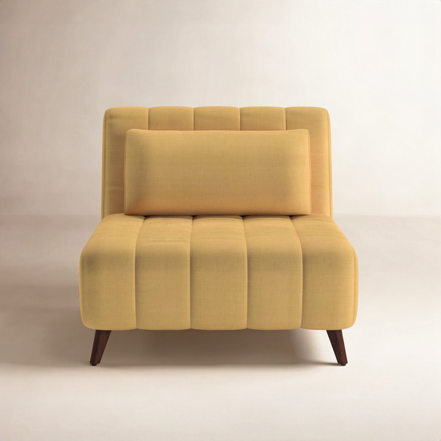 Elledge Armless Sleeper, Mustard