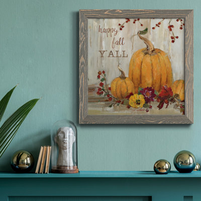 Autumn Dinner - cadre photo, art textuel sur toile