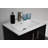 24 " W Freestanding Standard Free Standing Single Double Single Vanity Bathroom Vanity With Ceramic Top-311404343