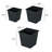 7.9" Square Nursery Plant Pot - Garden Plastic Pots With Drainage (5-Pack)-108973599