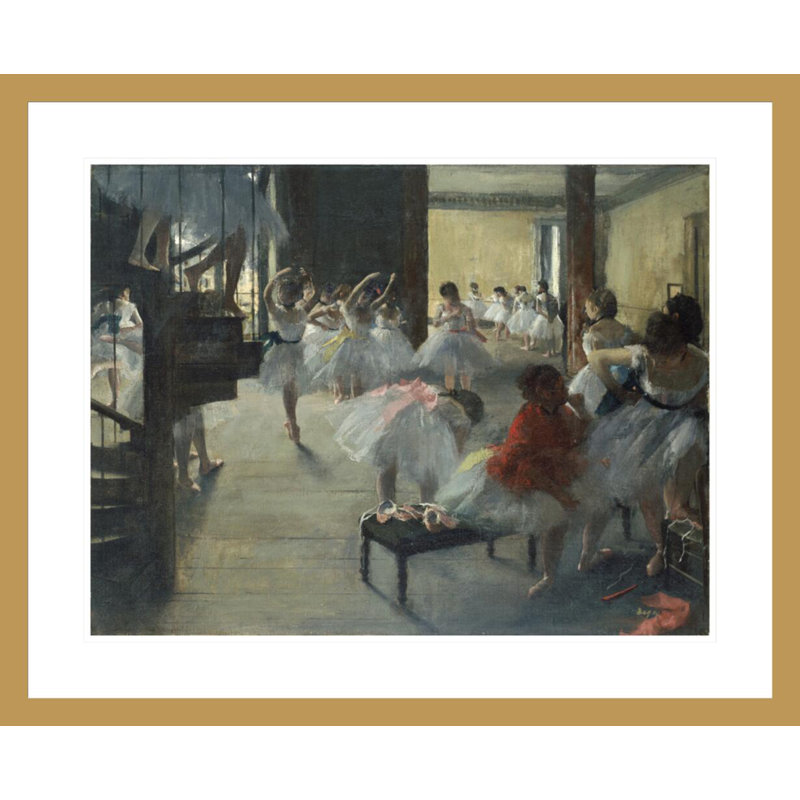 «The Dance Class» par Edgar Degas, impression giclée sur cadre, 23.5" H x 28.86" W