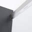 Armoire de rangement murale 30,71 po L, 80,2 H, 22,92 P, design contemporain, finition gris métallique, fonction, eau et chaleur, scellage de bord 2X plus épais, panneau de catégorie E0, tablette de rangement, robuste