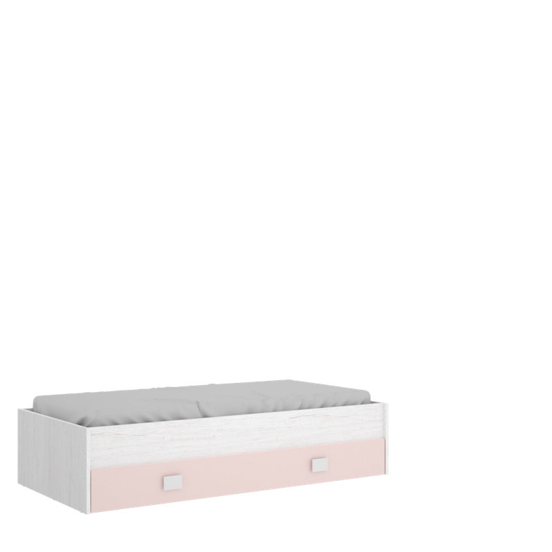 Newquay Daybed with Storage Included, Pink