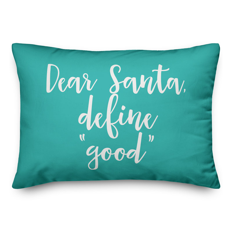 Reversible Throw Pillow, Teal