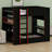 Gaming Bunk Bed with Integrated Study Desk, LED Lighting System, and Built-in Charging Station