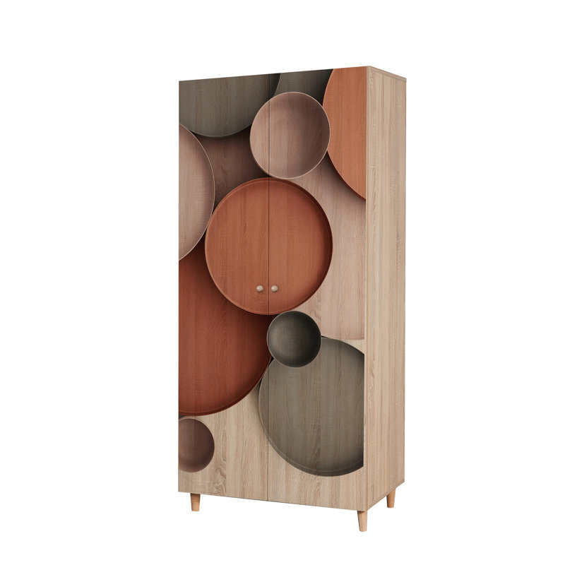 Berend 2 Door Manufactured Wood Wardrobe