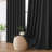 Thermal Insulated Faux Linen Textured 100% Blackout Curtains for Bedroom Rod Pocket & Back Tabs (Set of 2)-1614780053-1613723716