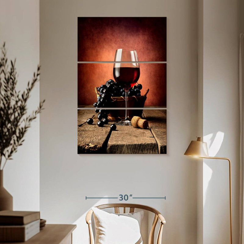 Yarlin Red Wine Classic, 65" H x 42" W