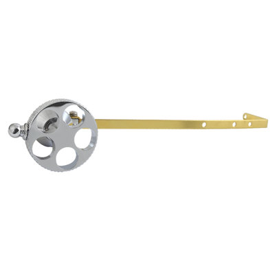 Levier de réservoir de toilette universel à fixation avant ou latérale Kingston Brass Webb avec poignée moletée