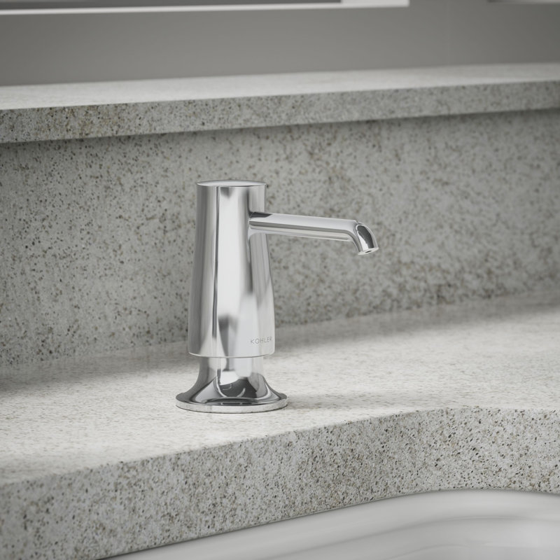 Soap/Lotion Dispenser, Polished Chrome