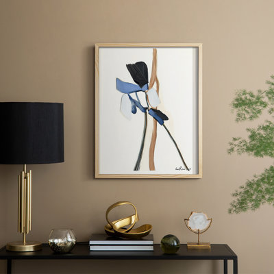 Reproduction encadrée FLORAL Series Dxxiii - bois massif