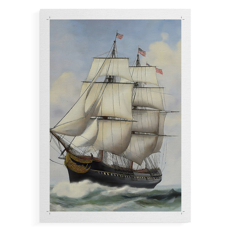 NAUTICAL Series Lxx - Impression sur toile seulement - non encadrée, H 18 po x l 12 po
