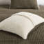 Édredon en tricot gaufré double / grand - Chenille 100% rembourré confort moderne