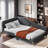 Upholstered Daybed With Headboard And Armrest-658167716-658167717