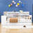 Three Drawers Daybed with USB Ports, Desk and Shelves-456811519-456811518