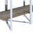 4-shelf Natural And Bookshelf - Maximize Your Storage In Living Area Sleek Metal Frame Enhance Kitchen With Style Functional Design