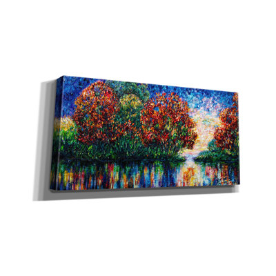 Art mural sur toile Lark Manor ™ «Rippled Sunset» par Lena Owens