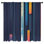 Rideaux de fenêtre colorés et colorés à rayures verticales et obscurcissant - 2 panneaux