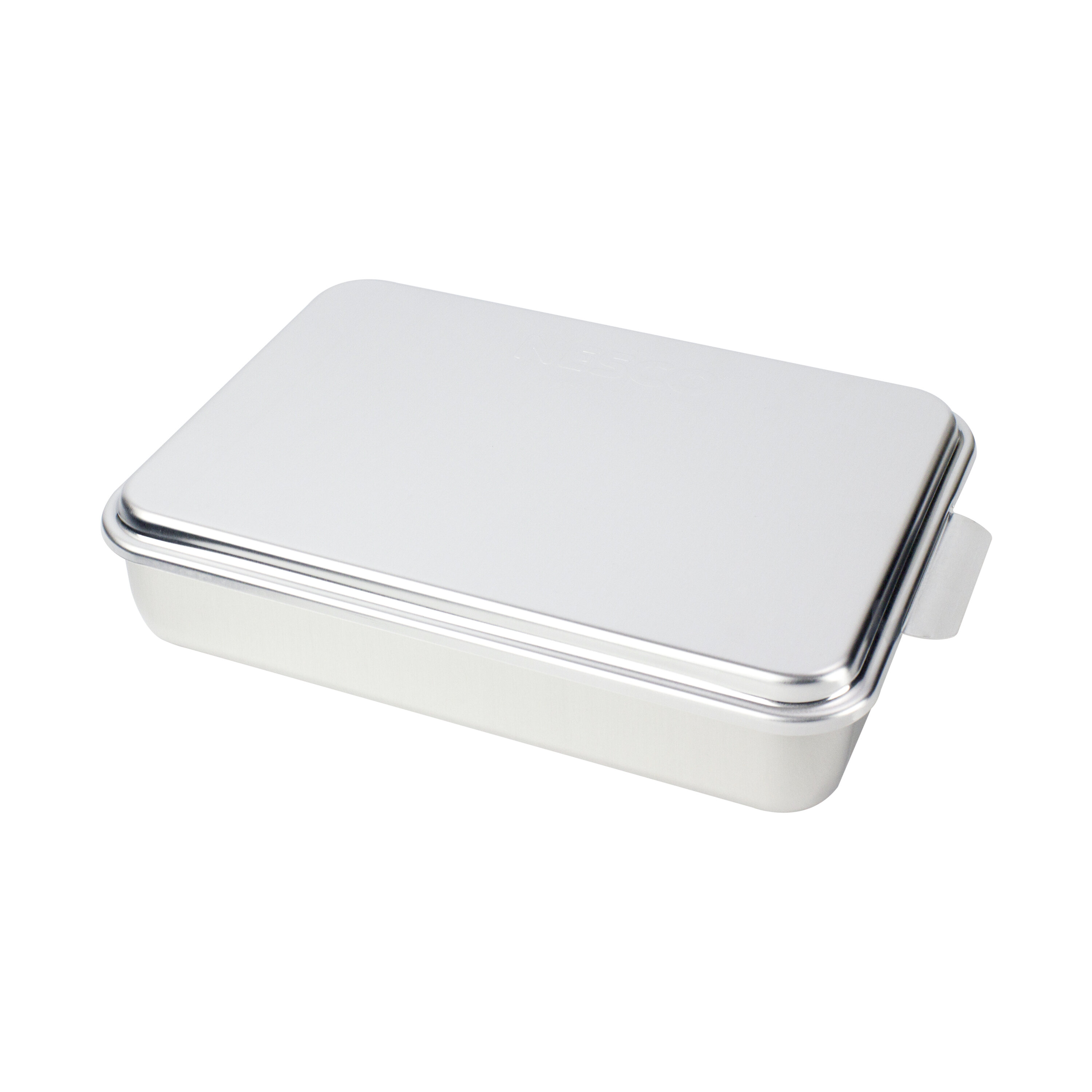 Nordic Ware Natural Aluminum Commercial Cake Pan with Lid, Rectangle Pan  with Lid Silver, 9 x 13