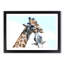Giraffe with Calf - Picture Frame Painting Print-55733098-55733101
