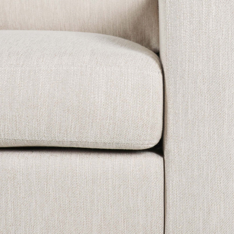 Fauteuil en polyester 85,73 cm Latitude Run, 100 % polyester beige
