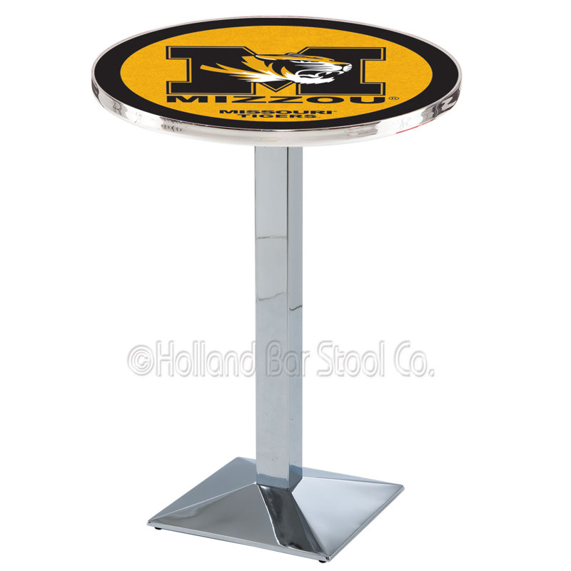 Table bistro NCAA 36 ", Chrome, Université du Missouri