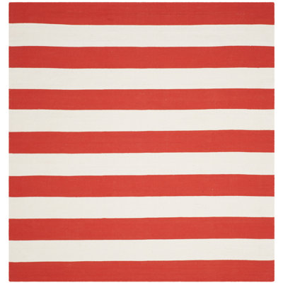 Westerlund Hand Woven Cotton Striped Rug