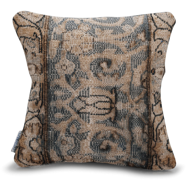 Housse et insert de coussin carré 100% laine