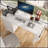 47.3"Office Desk With Power Outlet,3Drawers And Side Pocket, Easy To Assemble,Frame Stability Reversible For Home Office Study-1236719678
