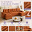 Canapé-lit 3 en 1 de luxe avec lit escamotable modulaire en chenille modulaire en U avec deux fauteuils et Smart Tech Hub-1916930462