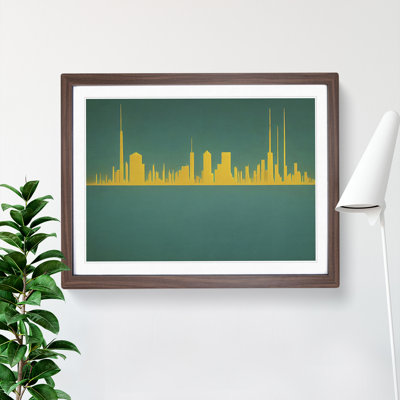 Extravagant Abstract City Skyline - Single Picture Frame Painting