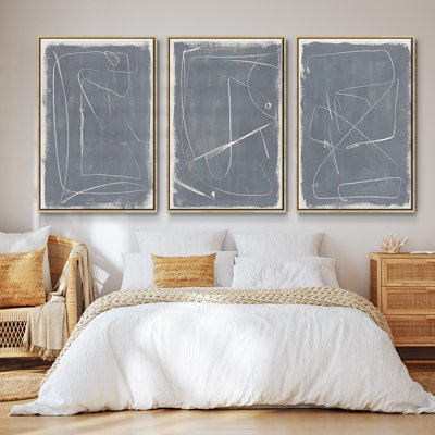 " Kinetic Imprint I " 3 - Pieces