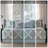 Reversible Modern Bedding Set, Aqua Cotton Design For Twin Daybed