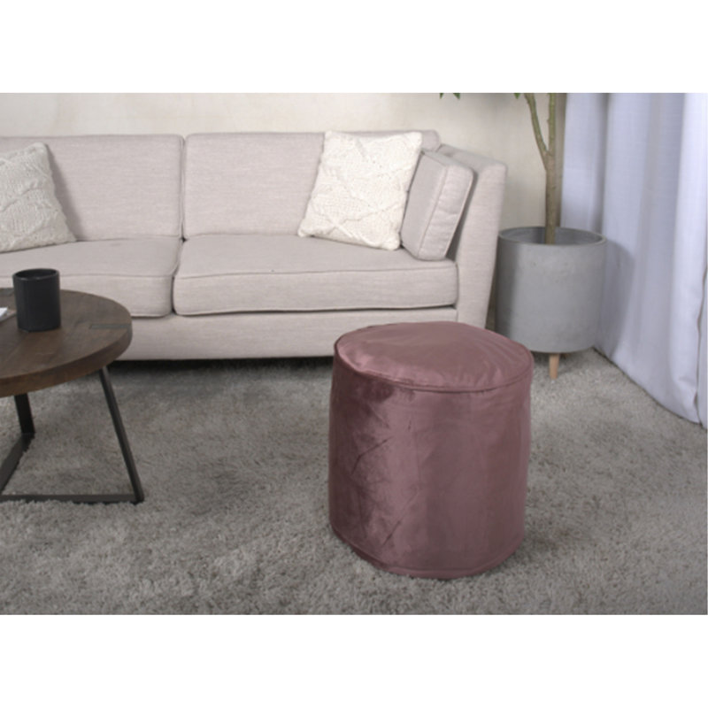 Pouf Shimon, rose rosé