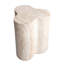 Table d'appoint Clover Travertine Stone