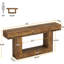 Table de couloir à 2 niveaux, table de canapé, table console
