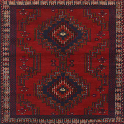 Tapis traditionnel mehroon/noir/bleu Jiyeon