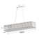 11 - Light Crystal Linear LED Pendant with Crystal Accents
