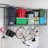 72'' W Metal Height -Adjustable Ceiling Mounted Rack-1484362681-1484362656