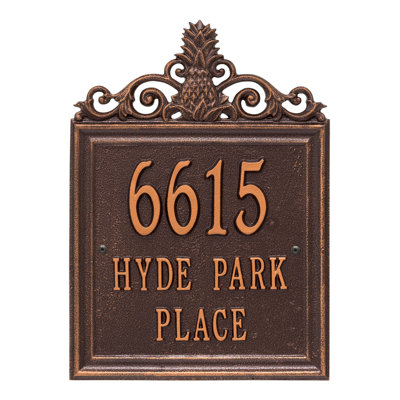 Square Historical Marker Plaque