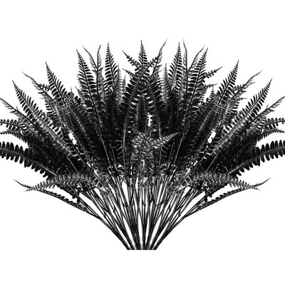 Fausse fleur artificielle noire d'Halloween
