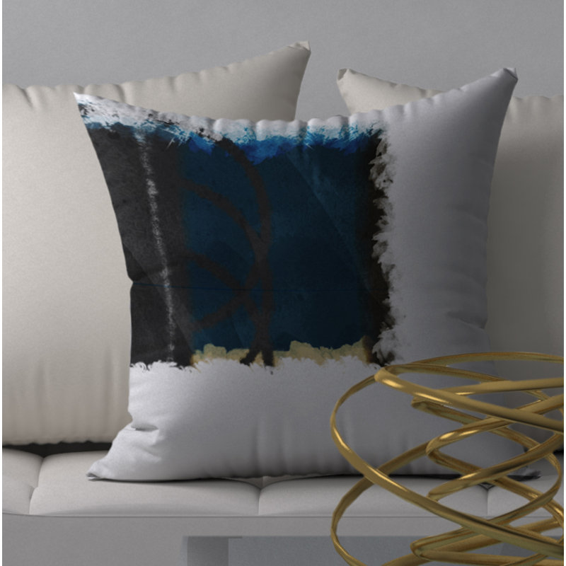 Housse de coussin décorative carrée et insert, 20 po X 20 po