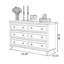 Buffet décoratif blanc en bois massif-238333874