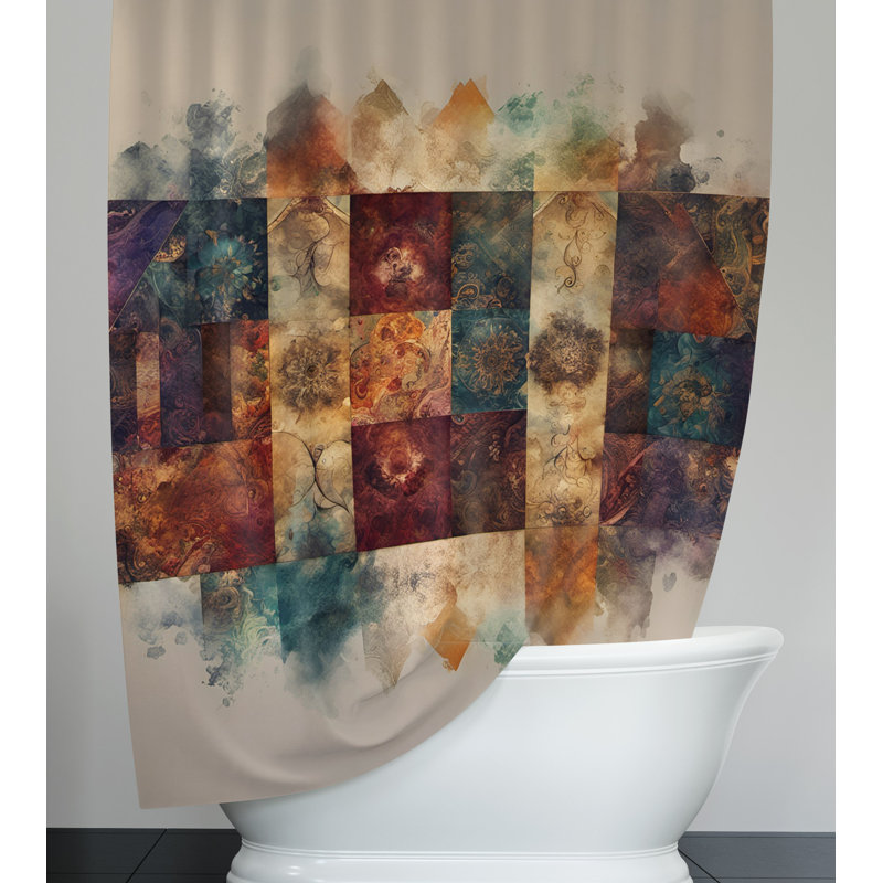 Rideau de douche Gavray, H 72 po x l 70 po