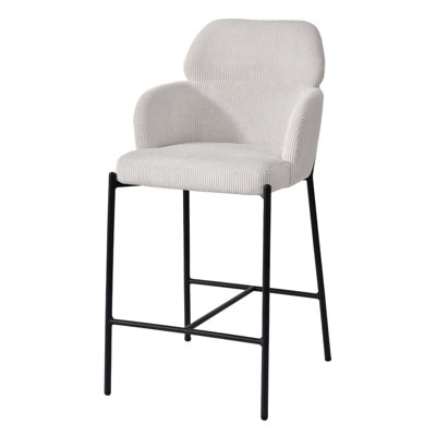 Opaline Upholstered Counter Stool, (Set of 2)